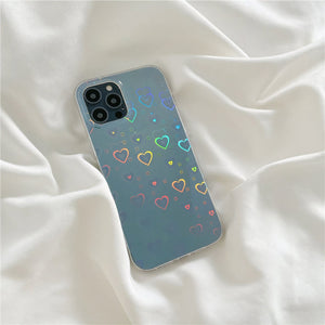 Holographic Hearts Case