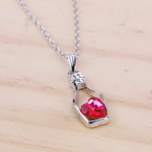 Love Drift Bottle Necklace